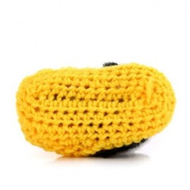 LOVELY SIMULATION SOUNDING CROUCHING CAT PLUSH TOY WITH SLIPPER NEST BIRTHDAY CHRISTMAS GI