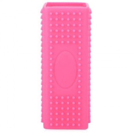 PET DOG CAT BATH BRUSH COMB DEPILATION SOFT SILICONE STICKY HAIR TOOL (ROSE RED)