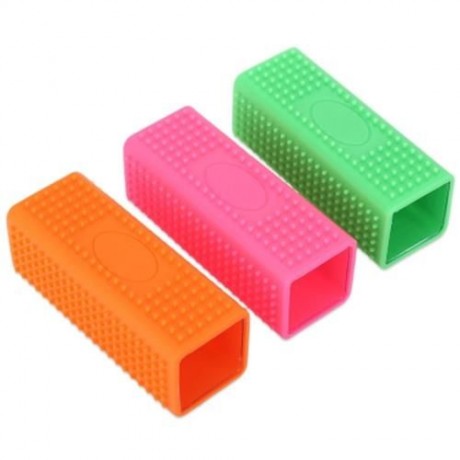 PET DOG CAT BATH BRUSH COMB DEPILATION SOFT SILICONE STICKY HAIR TOOL (GREEN)