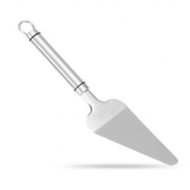 STAINLESS STEEL CHEESE KNIFE BUD CAKE PIZZA SHOVEL KITCHEN GADGET (SILVER)