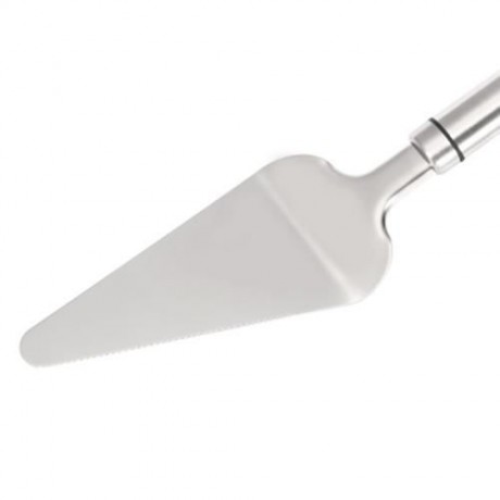 STAINLESS STEEL CHEESE KNIFE BUD CAKE PIZZA SHOVEL KITCHEN GADGET (SILVER)