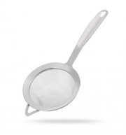 STAINLESS STEEL MESH OIL FILTER GREASE FISHING SPOON KITCHEN GADGET (SILVER)