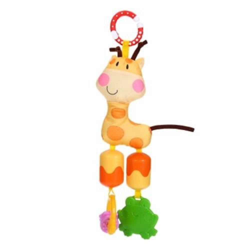 BEDTIME BEAR CARTOON ANIMAL GIRAFFE SHAPE CRADLE RATTLE TOY COLORFUL INFANT HANGING BED BE BEDTIME BEAR CARTOON ANIMAL GIRAFFE SHAPE CRADLE RATTLE TOY COLORFUL INFANT HANGING BED BE