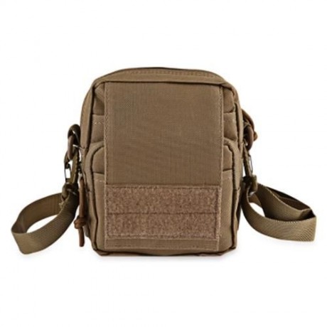 MOUNTAIN-CLIMBING CAMOUFLAGE CAMP TRAVEL SHOULDER CROSSBODY WAIST BAG (SOIL)