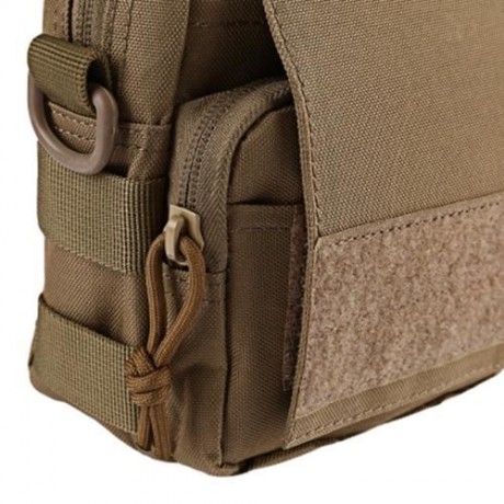 MOUNTAIN-CLIMBING CAMOUFLAGE CAMP TRAVEL SHOULDER CROSSBODY WAIST BAG (SOIL)
