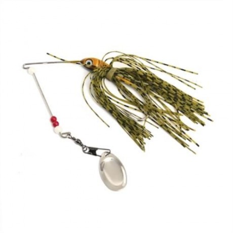 6PCS FISHING LURE BAIT CRANKBAIT TACKLE HOOK WITH PAILLETTE BEARD (COLORMIX)