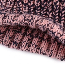CHIC POM POM EMBELLISHED KNITTED HAT FOR CHILD (PINK)
