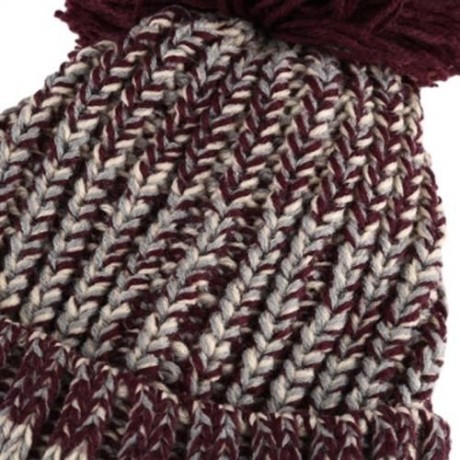 CHIC POM POM EMBELLISHED KNITTED HAT FOR CHILD (COFFEE)