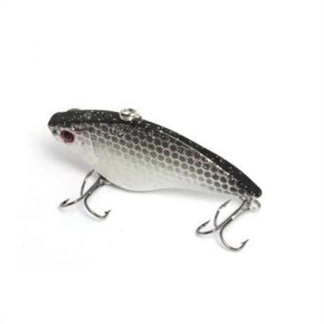 5PCS HARD FISH SHAPE ARTIFICIAL CRANK BAIT OUTDOOR FISHING TOOL (COLORMIX)