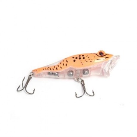 6PCS FISH SHAPE ARTIFICIAL CRANK BAIT OUTDOOR FISHING EQUIPMENT (COLORMIX)