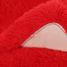 CUTE CARTOON PATTERN HAT GLOVES SCARF SET FOR WOMEN (RED)