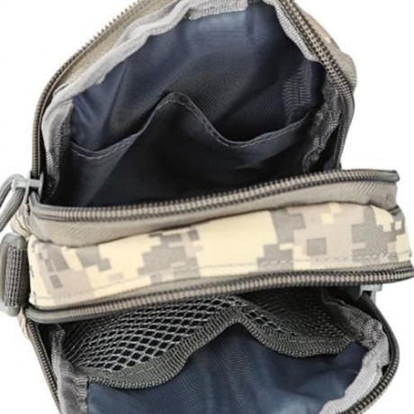 RUNNING MOUNTAIN-CLIMBING CAMOUFLAGE CAMP TRAVEL SHOULDER CROSSBODY WAIST BAG FOR MEN (SOI
