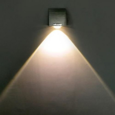 YOUOKLIGHT YK2242 TRAPEZOID 1W 80LM LED WALL LAMP BEDROOM NIGHT LIGHT (WARM WHITE LIGHT)