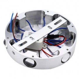 YOUOKLIGHT YK2241 ROUND 6W 480LM 6 LEDS WALL LAMP BEDROOM DECORATE NIGHT LIGHT (RGB COLOR)