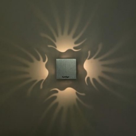 YOUOKLIGHT YK2236 1W 80LM PTERIS LED WALL LAMP BEDROOM NIGHT LIGHT (WARM WHITE LIGHT)