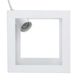 YOUOKLIGHT SQUARE SHAPED AC 85 - 265V E27 PENDANT LAMPSHADE (WHITE)