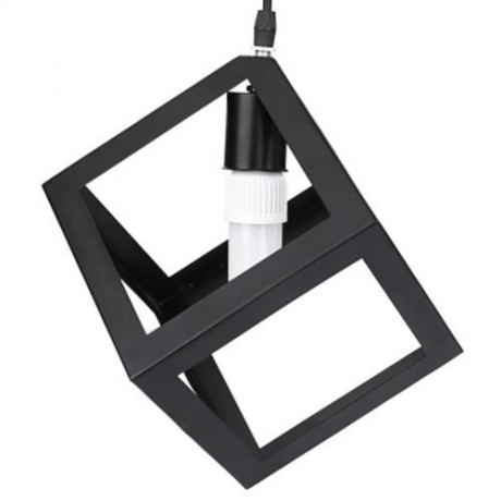 YOUOKLIGHT SQUARE SHAPED AC 85 - 265V E27 PENDANT LAMPSHADE (BLACK)