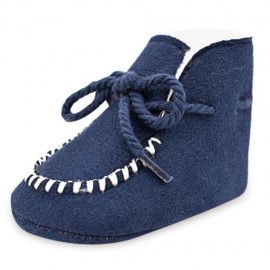CASUAL SOFT SOLE MID-TOP BOOTS FOR TODDLER (DEEP BLUE)