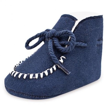 CASUAL SOFT SOLE MID-TOP BOOTS FOR TODDLER (DEEP BLUE)