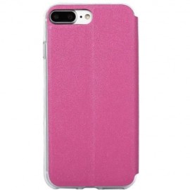 VIEW WINDOW FULL PROTECTIVE CASE COVER SMART METAL SLIDING ANSWER FOR IPHONE 7 PLUS (ROSE 