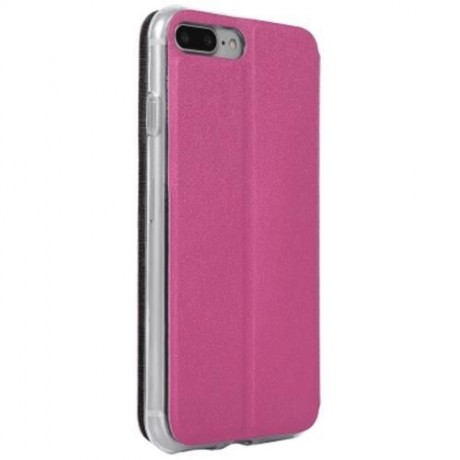 VIEW WINDOW FULL PROTECTIVE CASE COVER SMART METAL SLIDING ANSWER FOR IPHONE 7 PLUS (ROSE 