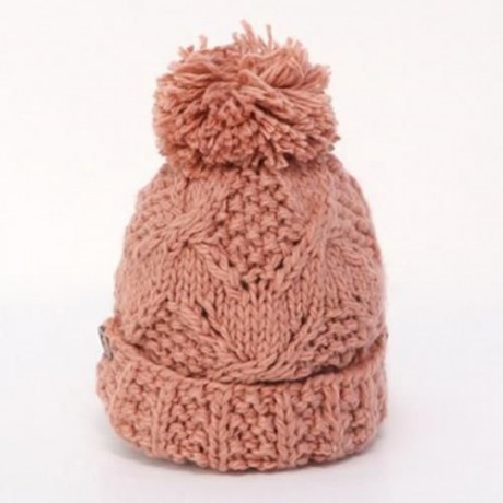 CHIC BUTTON DECORATED SOLID COLOR KNITTED VISOR FOR WOMEN (COLOR ASSORTED)