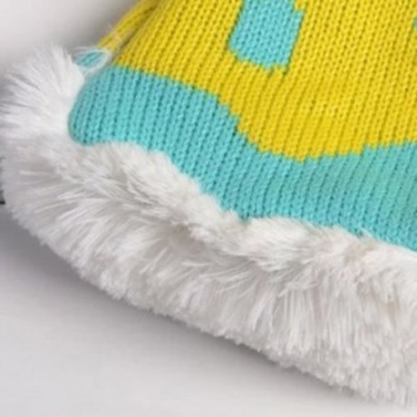 CUTE PARROT SHAPE DESIGN FUZZY KNITTED HAT FOR WOMEN (COLOR ASSORTED)