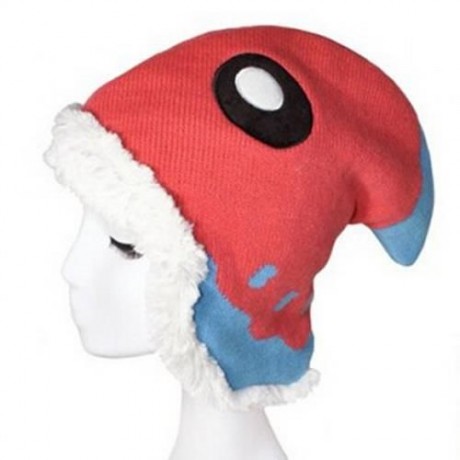CUTE PARROT SHAPE DESIGN FUZZY KNITTED HAT FOR WOMEN (COLOR ASSORTED)