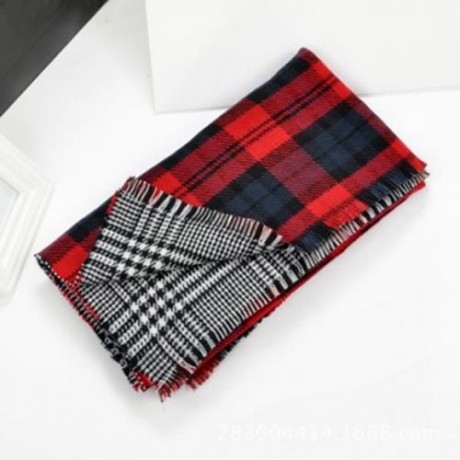 CHIC TARTAN PRINT PASHMINA FOR WOMEN (COLOR ASSORTED)