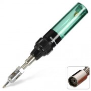 MT-100 GAS SOLDERING IRON PEN SHAPE FOR ELECTRONIC REPAIR / CRAFT MAKING (GREEN)