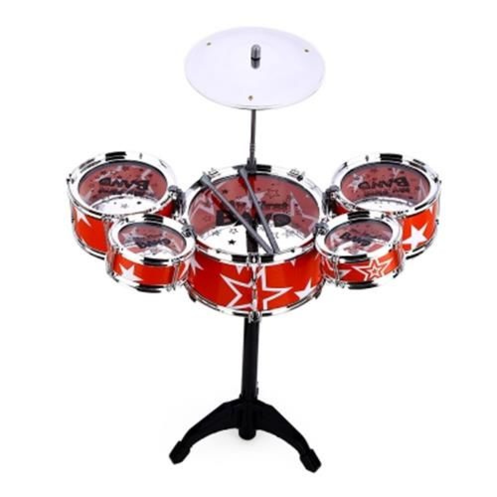 WANYI KIDS DELUXE JAZZ DRUMS KIT MUSICAL INSTRUMENT TOY WITH CYMBAL STOOL CHRISTMAS BIRTHD WANYI KIDS DELUXE JAZZ DRUMS KIT MUSICAL INSTRUMENT TOY WITH CYMBAL STOOL CHRISTMAS BIRTHD