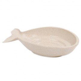 FISH SHAPE SEASONING DISH WHEAT STRAW VINEGAR PLATE (PINK)