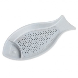 FISH SHAPE WHEAT STRAW DUMPLING DISH WITH SEASONING PLATE (BLUE)