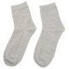 10 PAIRS AUTUMN WINTER STYLISH CANDY COLOR LADIES ELASTIC BAND SOCKS (GRAY)