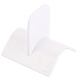 U SHAPE PLASTIC FONDANT CAKE SMOOTHER CREAM ICING POLISHER TOOL (WHITE)