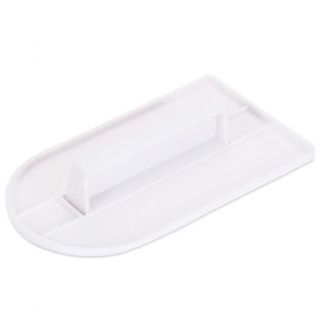 TANGCHU 6PCS PLASTIC FONDANT CAKE SMOOTHER CREAM ICING POLISHER TOOL (WHITE)