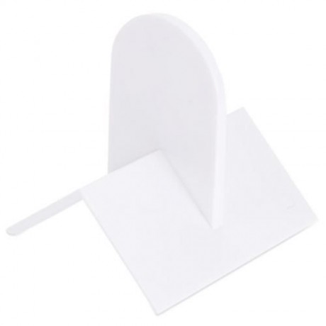 TANGCHU 6PCS PLASTIC FONDANT CAKE SMOOTHER CREAM ICING POLISHER TOOL (WHITE)