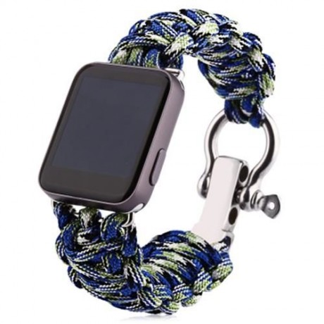 WOVEN NYLON STRAP FOR IWATCH SERIES 1 / 2 42MM MODEL (GREEN)
