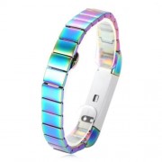 12MM STAINLESS STEEL BAND BRACELET FOR FITBIT ALTA SMARTBAND (COLORMIX)