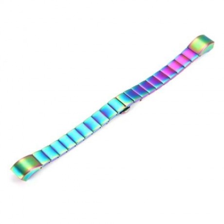 12MM STAINLESS STEEL BAND BRACELET FOR FITBIT ALTA SMARTBAND (COLORMIX)