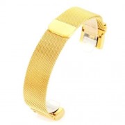 20MM STAINLESS STEEL MESH BAND FOR FITBIT CHARGE2 SMARTBAND (GOLDEN)