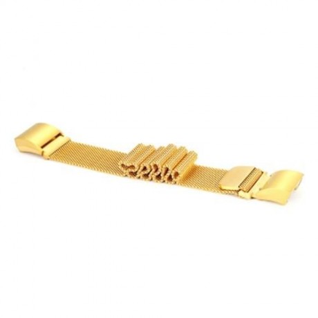 20MM STAINLESS STEEL MESH BAND FOR FITBIT CHARGE2 SMARTBAND (GOLDEN)