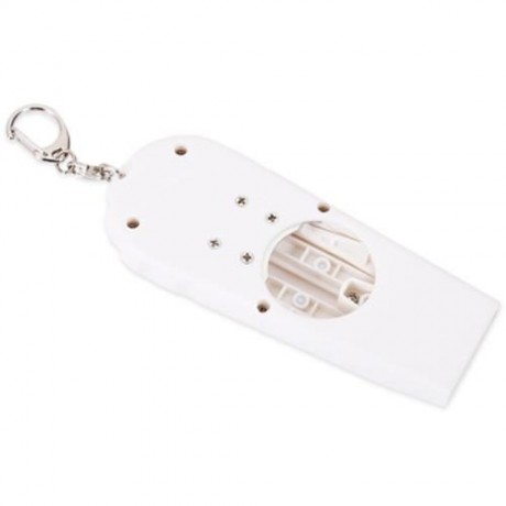 BEER BOTTLE OPENER CAP LAUNCHER SHOOTER WITH KEY RING (WHITE)