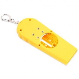 BEER BOTTLE OPENER CAP LAUNCHER SHOOTER WITH KEY RING (YELLOW)