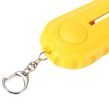 BEER BOTTLE OPENER CAP LAUNCHER SHOOTER WITH KEY RING (YELLOW)