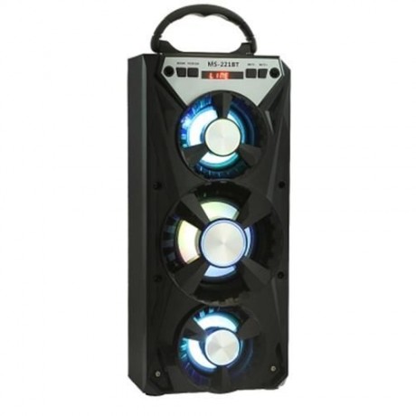 REDMAINE MS - 221BT PORTABLE BLUETOOTH SPEAKER FM RADIO AUX (BLACK)