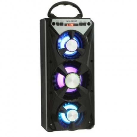 REDMAINE MS - 221BT PORTABLE BLUETOOTH SPEAKER FM RADIO AUX (BLACK)