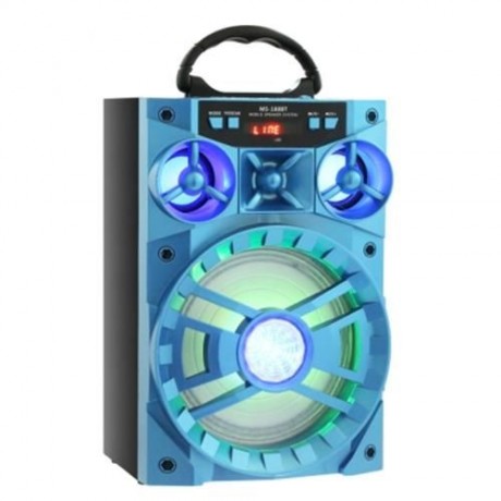 REDMAINE MS - 188BT MULTI-FUNCTIONAL BLUETOOTH SPEAKER BIG DRIVE UNIT BASS COLORFUL BACKLI