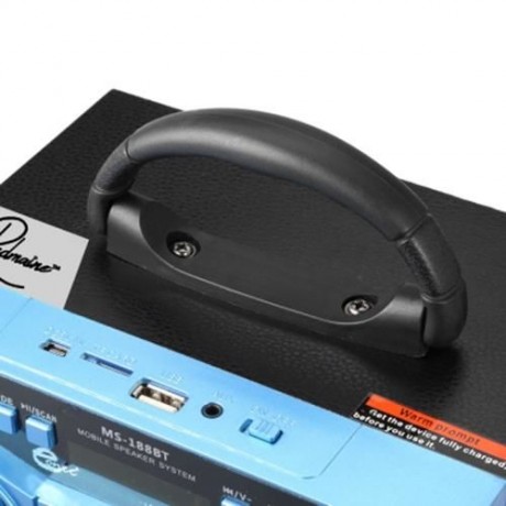 REDMAINE MS - 188BT MULTI-FUNCTIONAL BLUETOOTH SPEAKER BIG DRIVE UNIT BASS COLORFUL BACKLI