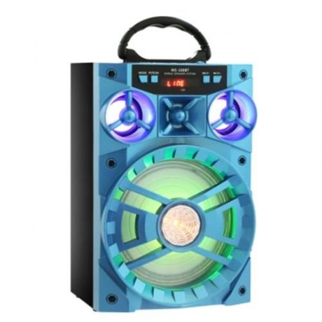 REDMAINE MS - 188BT MULTI-FUNCTIONAL BLUETOOTH SPEAKER BIG DRIVE UNIT BASS COLORFUL BACKLI